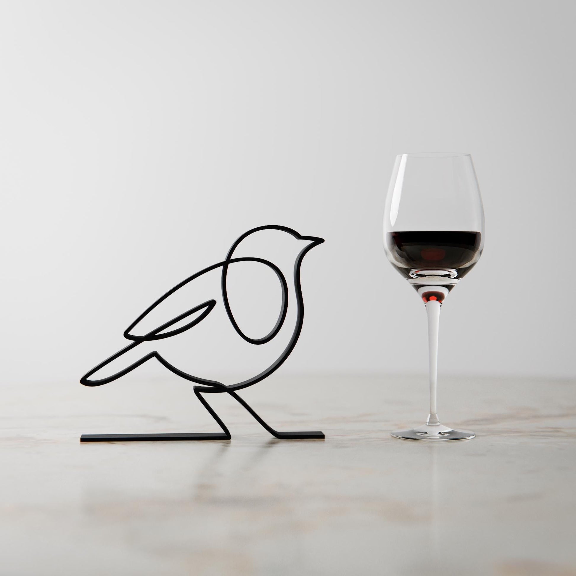 Anatolian Gift BoxBird Figure - Customized Line Art Figure