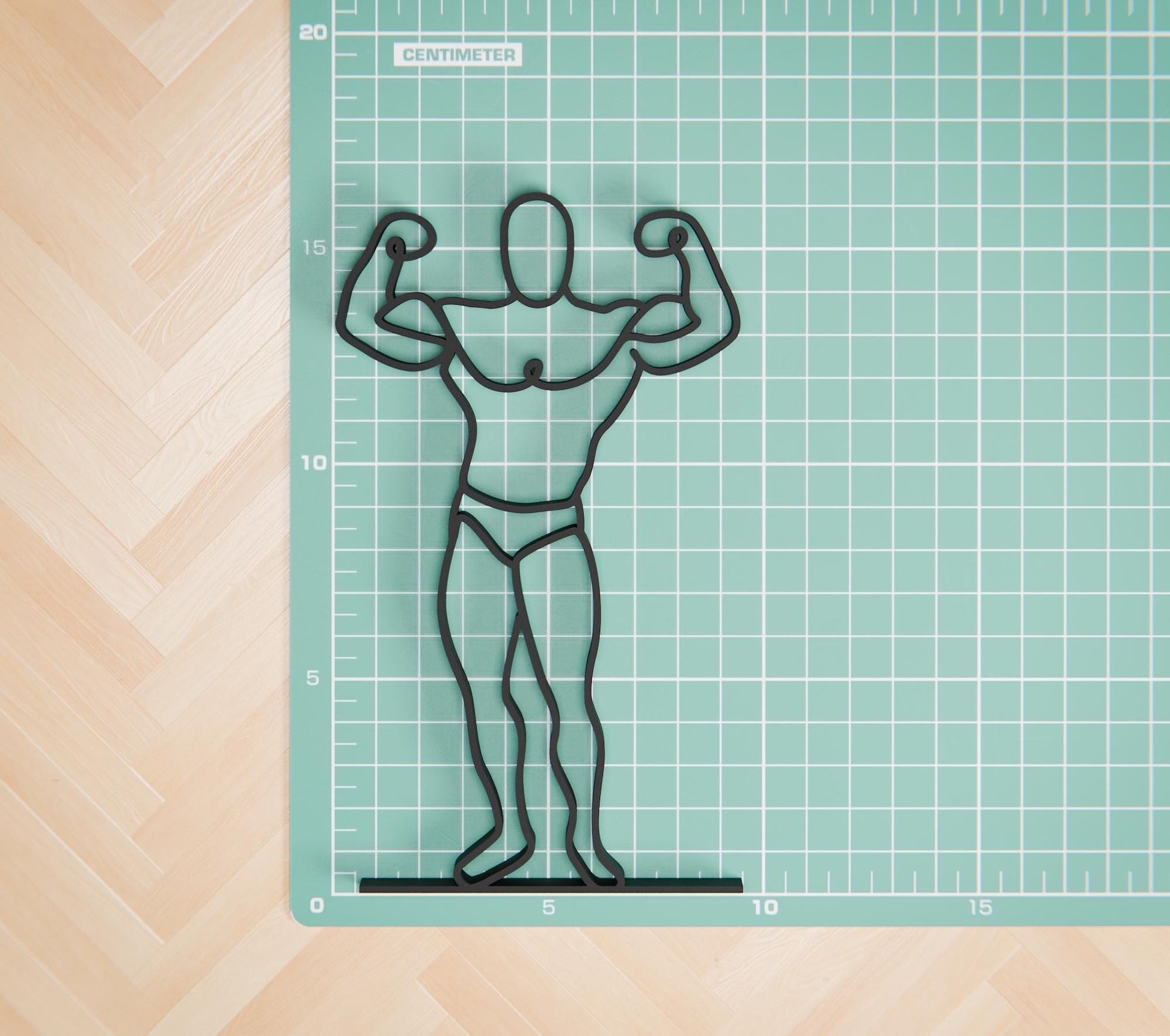 Anatolian Gift BoxBody Builder - Customized Line Art Figure