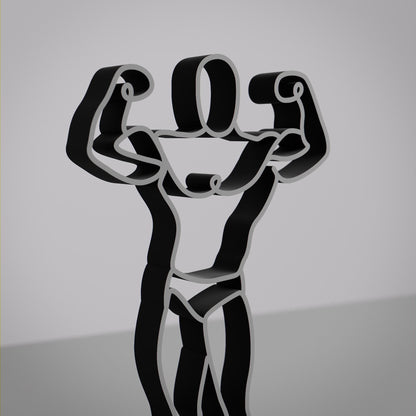 Anatolian Gift BoxBody Builder - Customized Line Art Figure