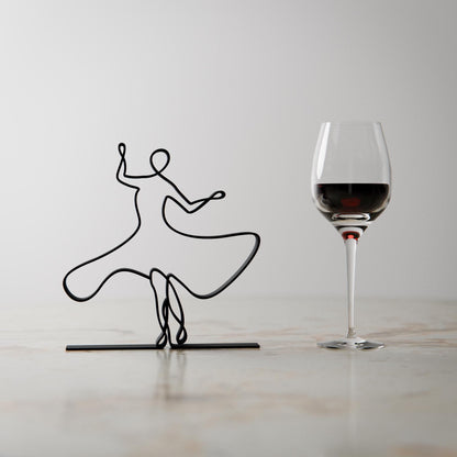 Anatolian Gift BoxBollywood Dancer - Line Art Figure