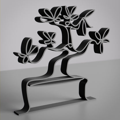 Anatolian Gift BoxBonsai Tree - Customized Line Art Figure
