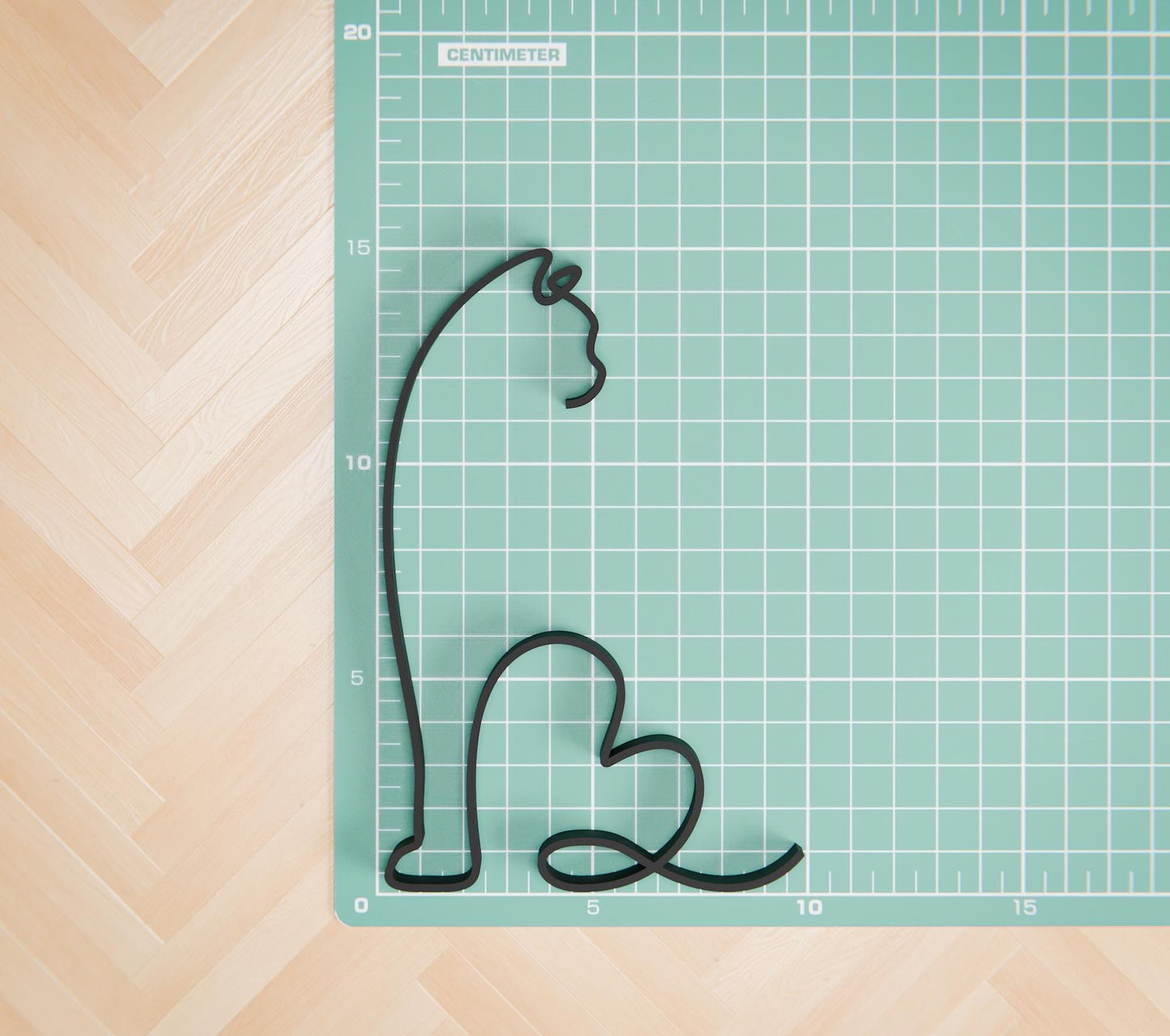 Anatolian Gift BoxBritish Shorthair Cat 01 - Line Art Figure