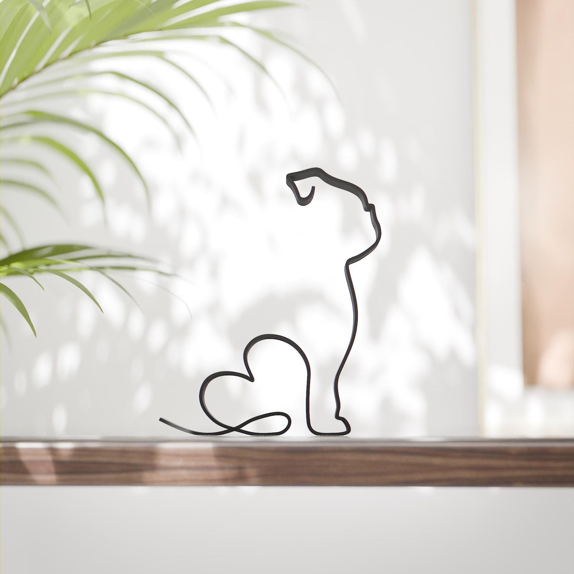 Anatolian Gift BoxBulldog Dog 08 - Line Art Figure