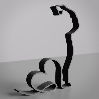 Anatolian Gift BoxBulldog Dog 08 - Line Art Figure