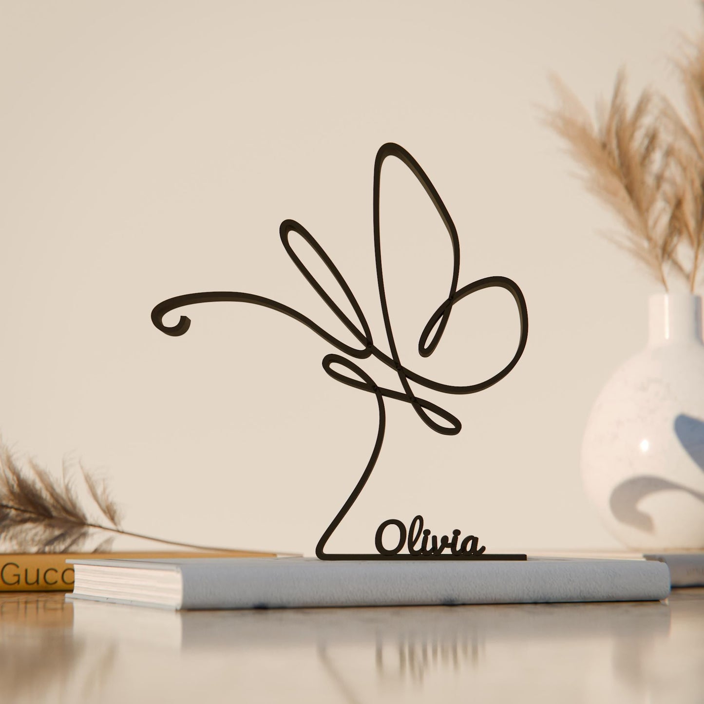 Anatolian Gift BoxButterfly - Customized Line Art Figure