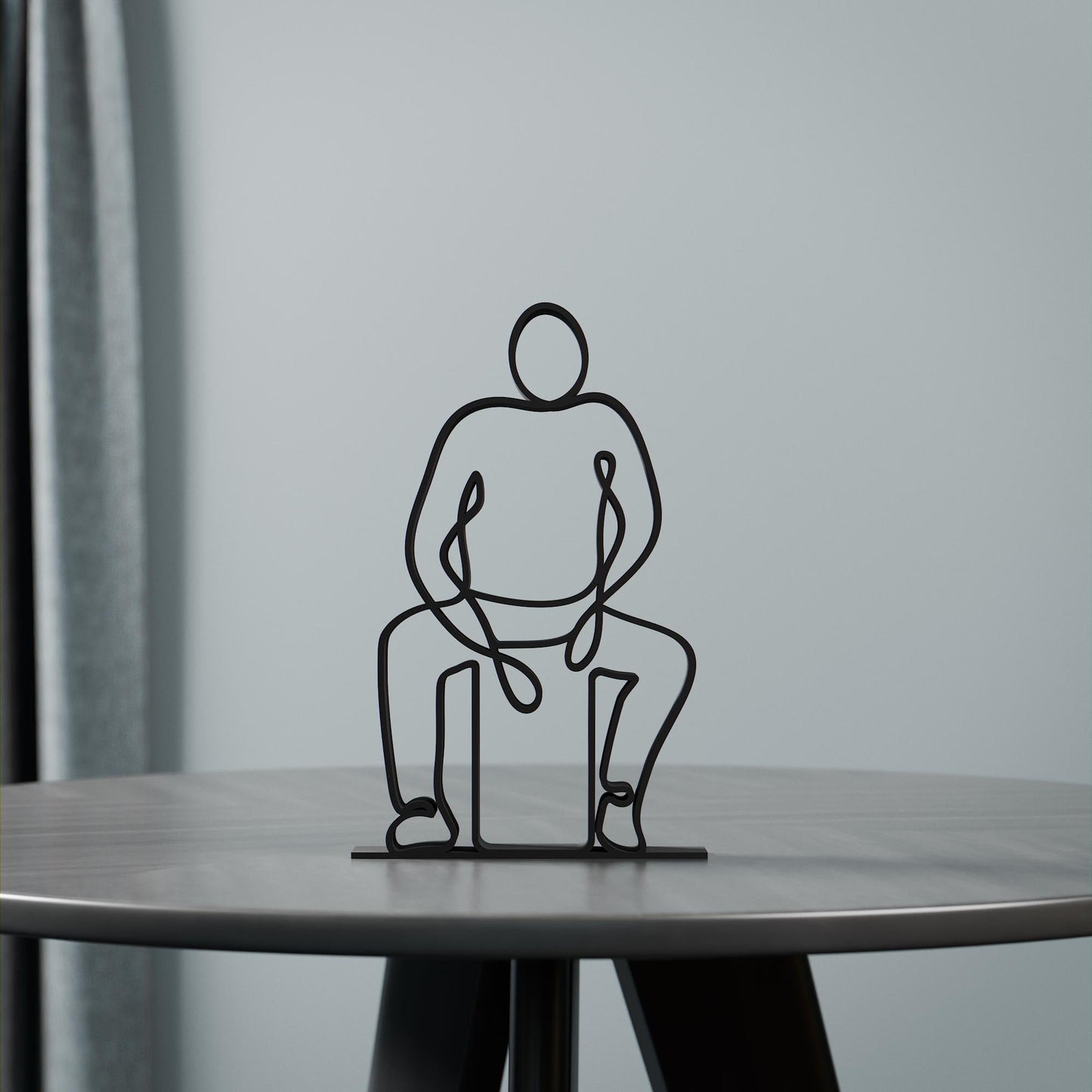 Anatolian Gift BoxCajon Player - Customized Line Art Figure