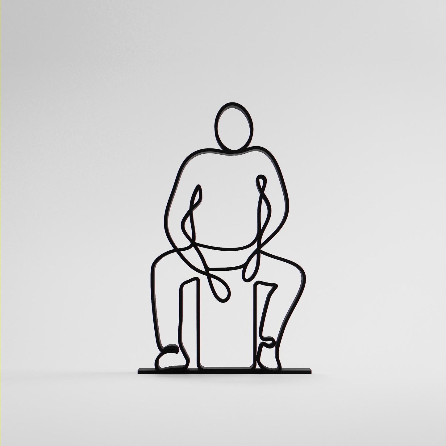 Anatolian Gift BoxCajon Player - Customized Line Art Figure