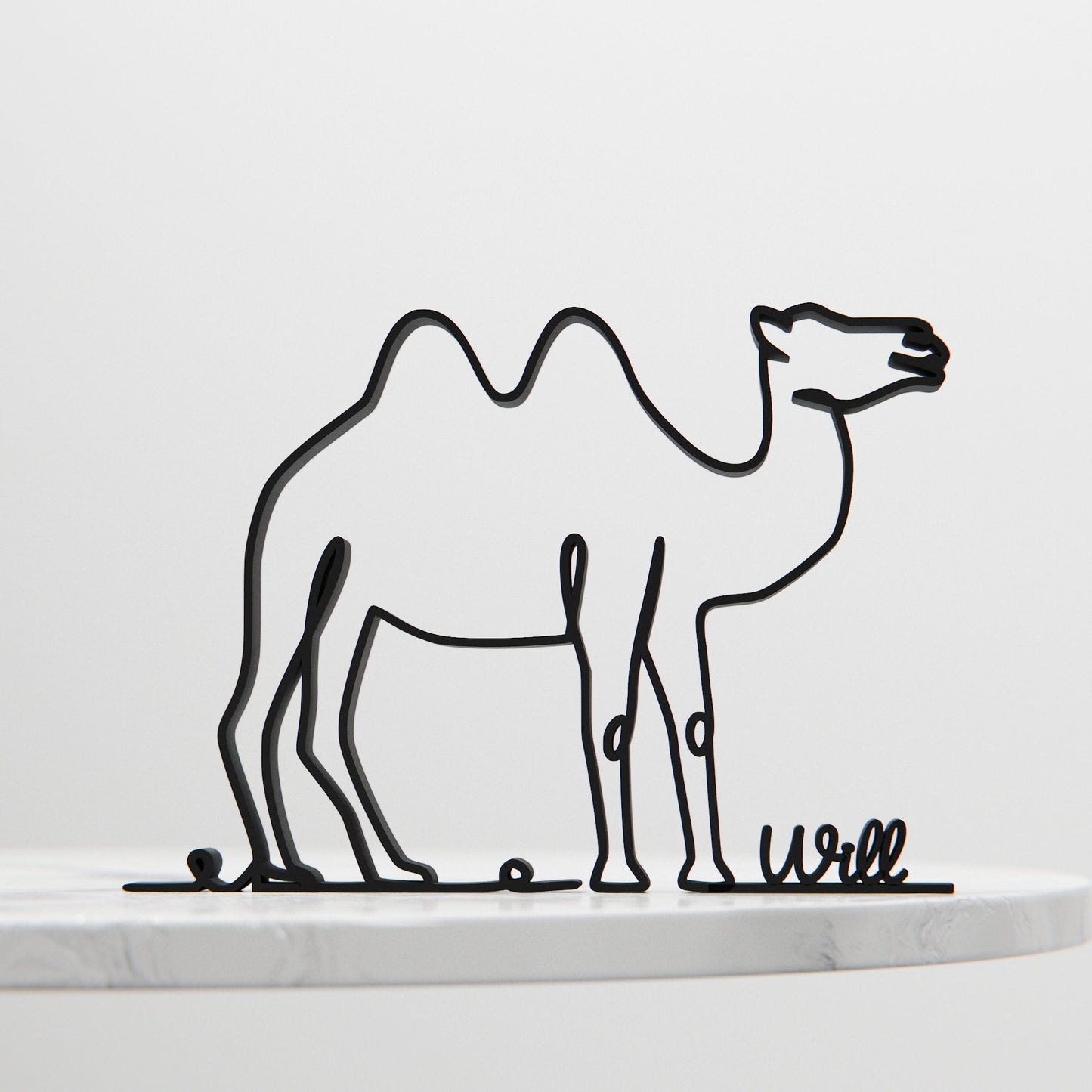 Anatolian Gift BoxCamel - Customized Line Art Figure
