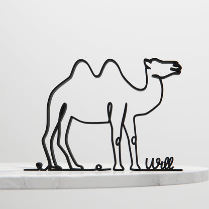 Anatolian Gift BoxCamel - Customized Line Art Figure