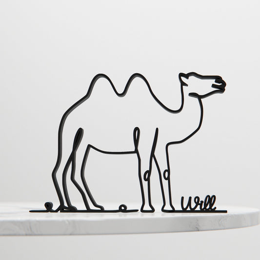 Anatolian Gift BoxCamel - Customized Line Art Figure