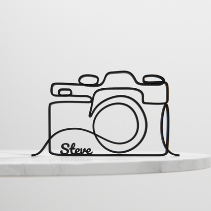 Camera - Customized Line Art Figure