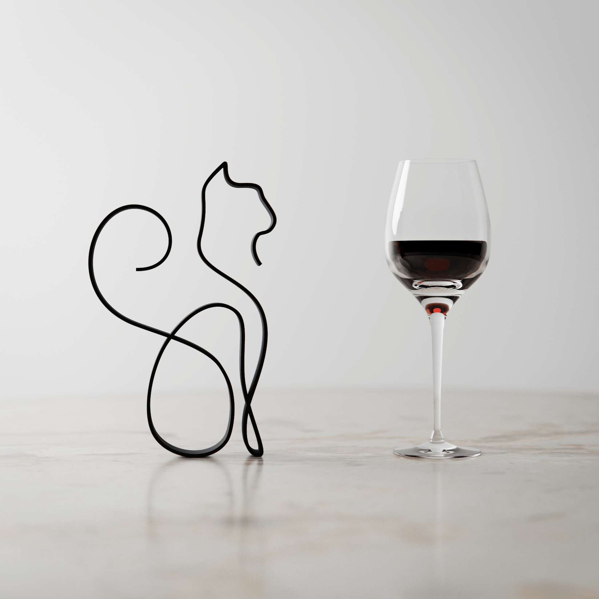 Anatolian Gift BoxCat 14 - Line Art Figure