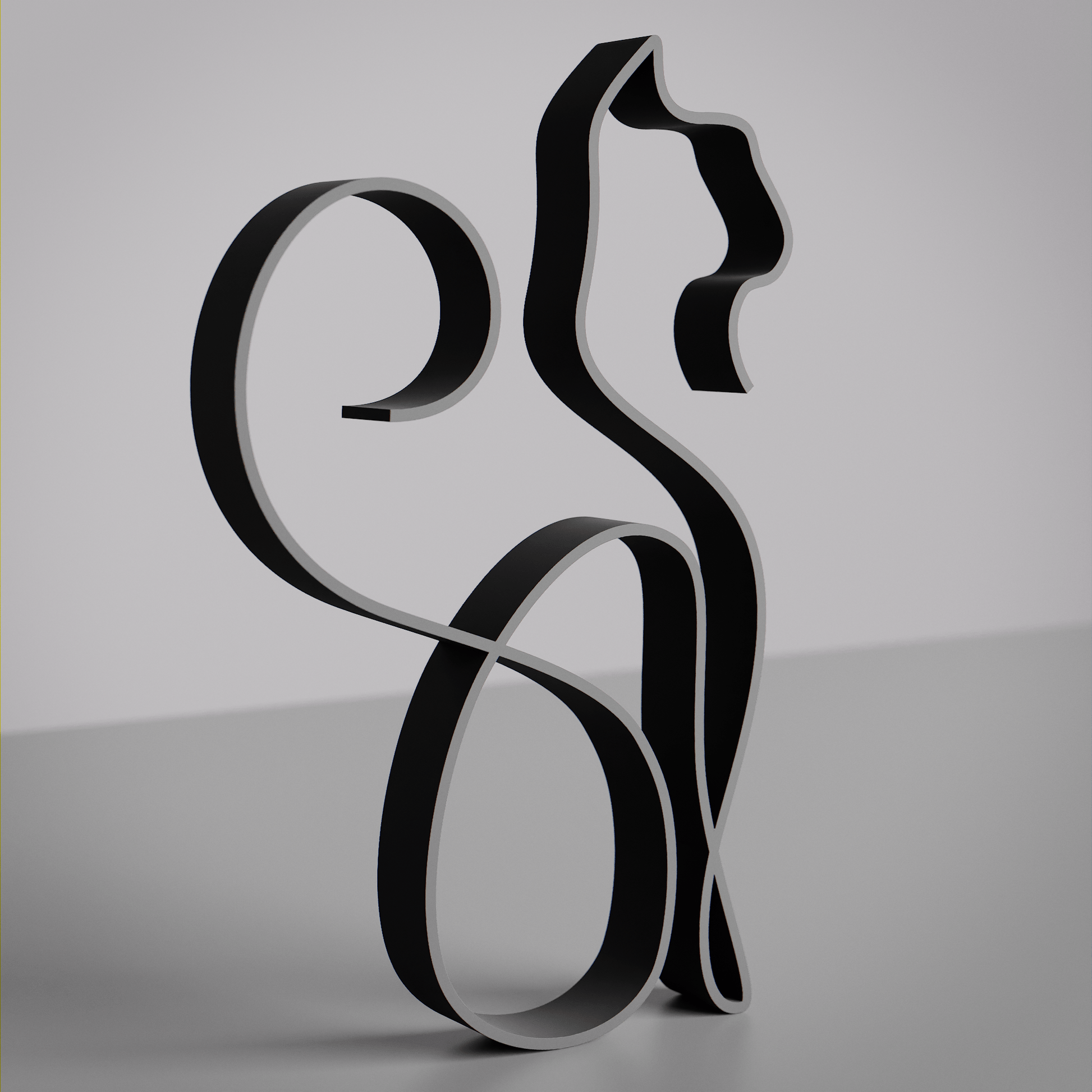 Anatolian Gift BoxCat 14 - Line Art Figure