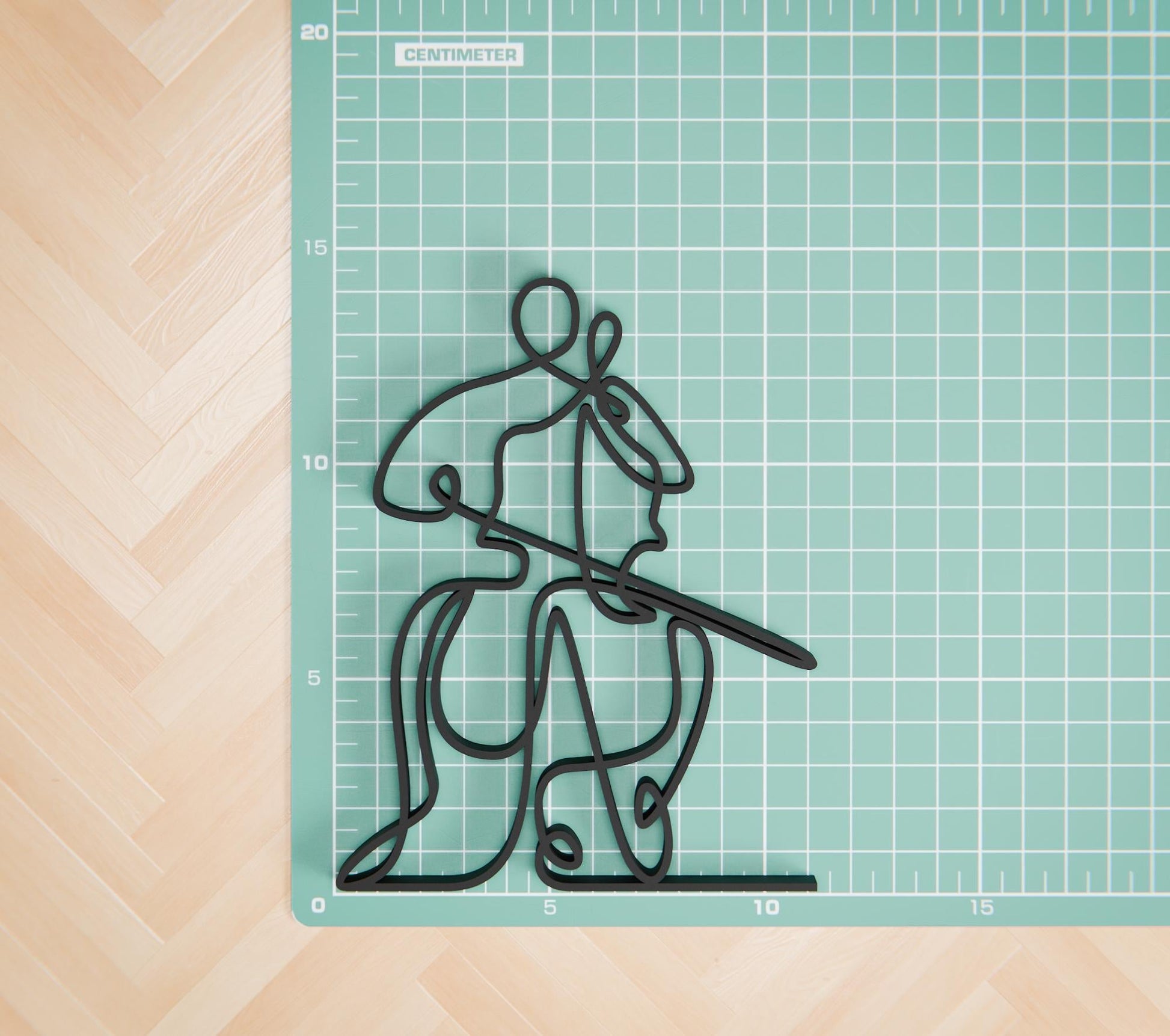 Anatolian Gift BoxCellist - Customized Line Art Figure