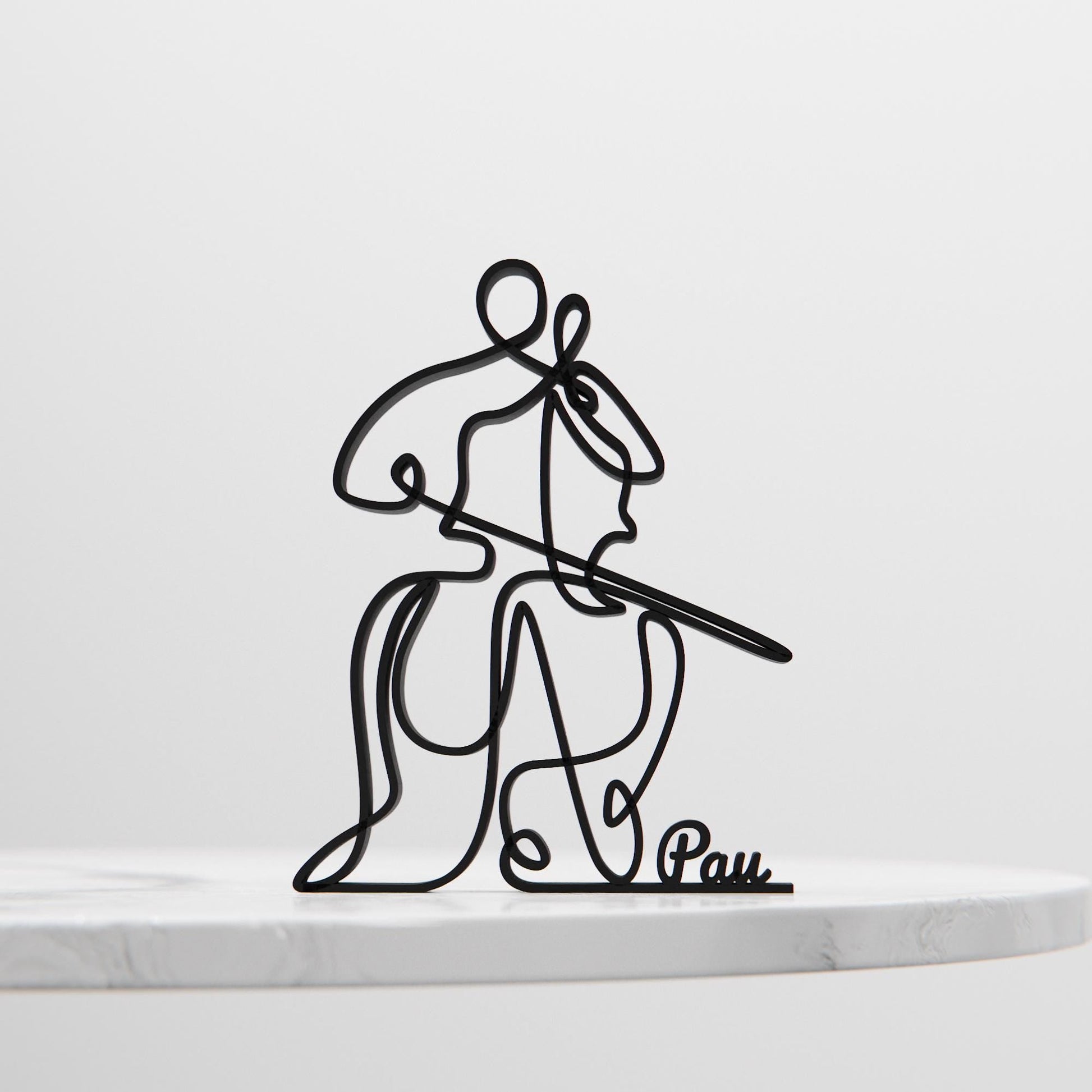 Anatolian Gift BoxCellist - Customized Line Art Figure