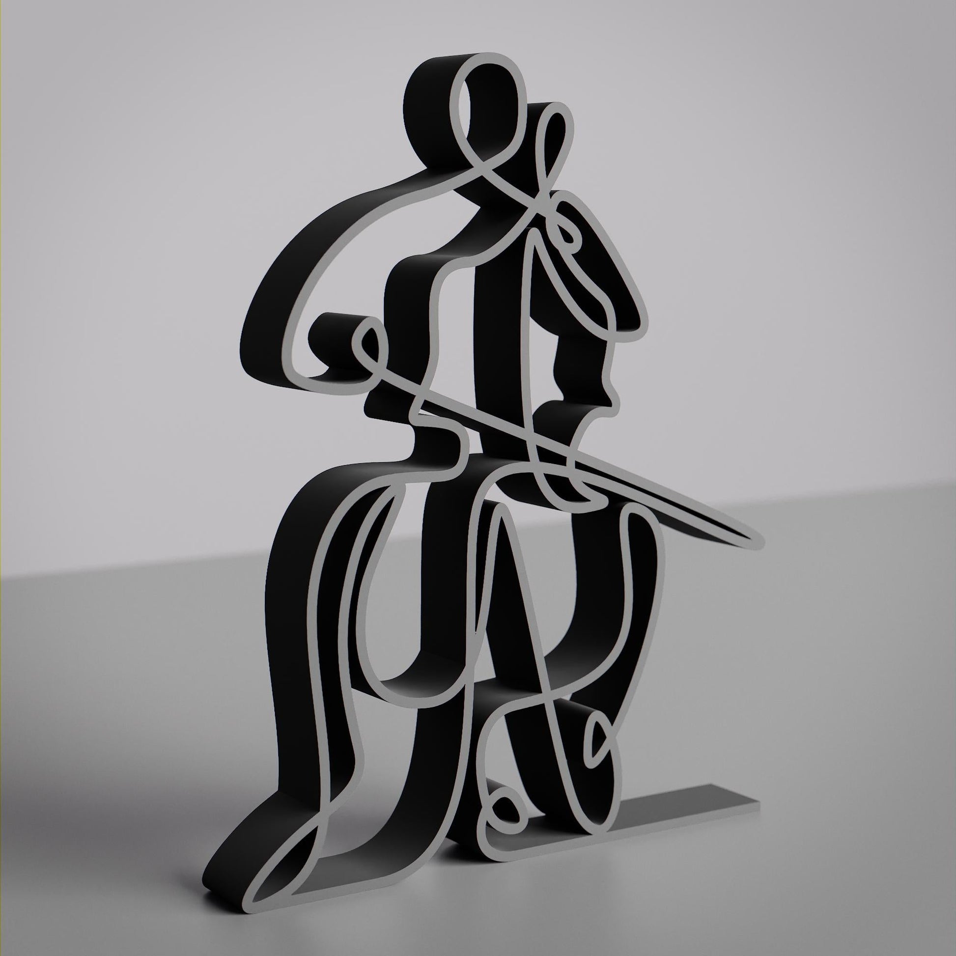 Anatolian Gift BoxCellist - Customized Line Art Figure