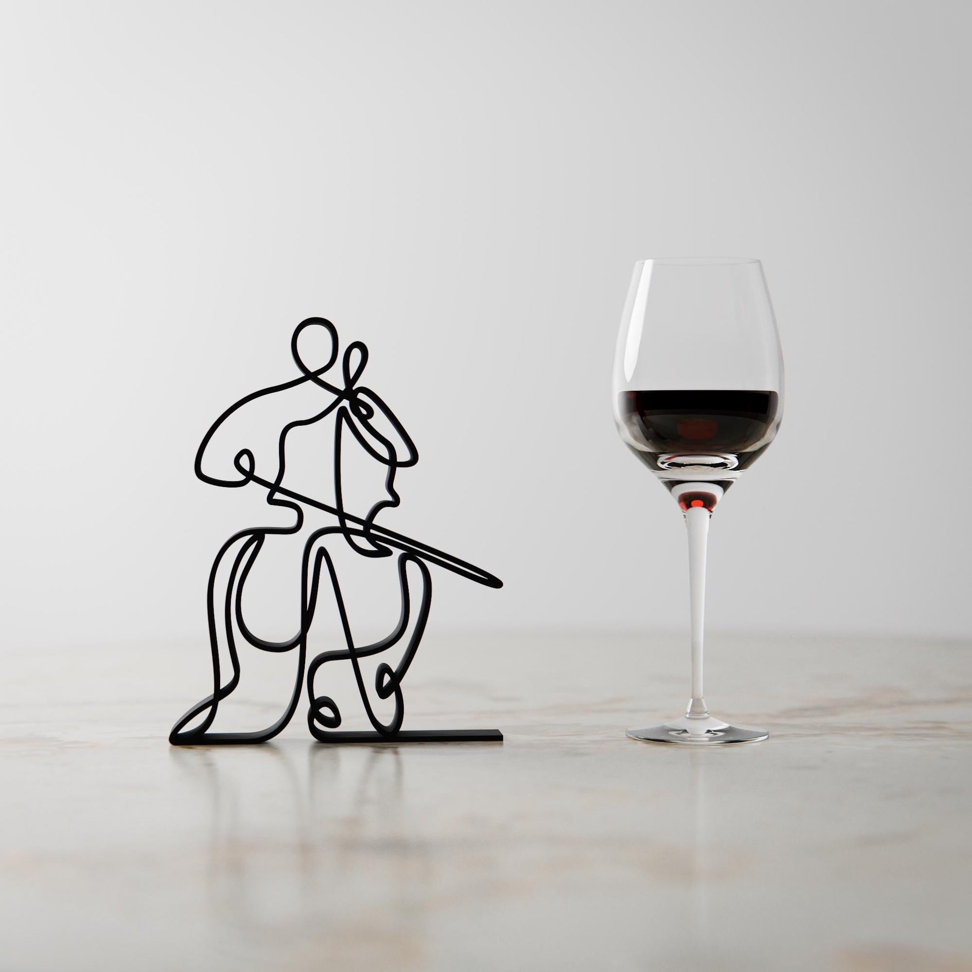 Anatolian Gift BoxCellist - Customized Line Art Figure