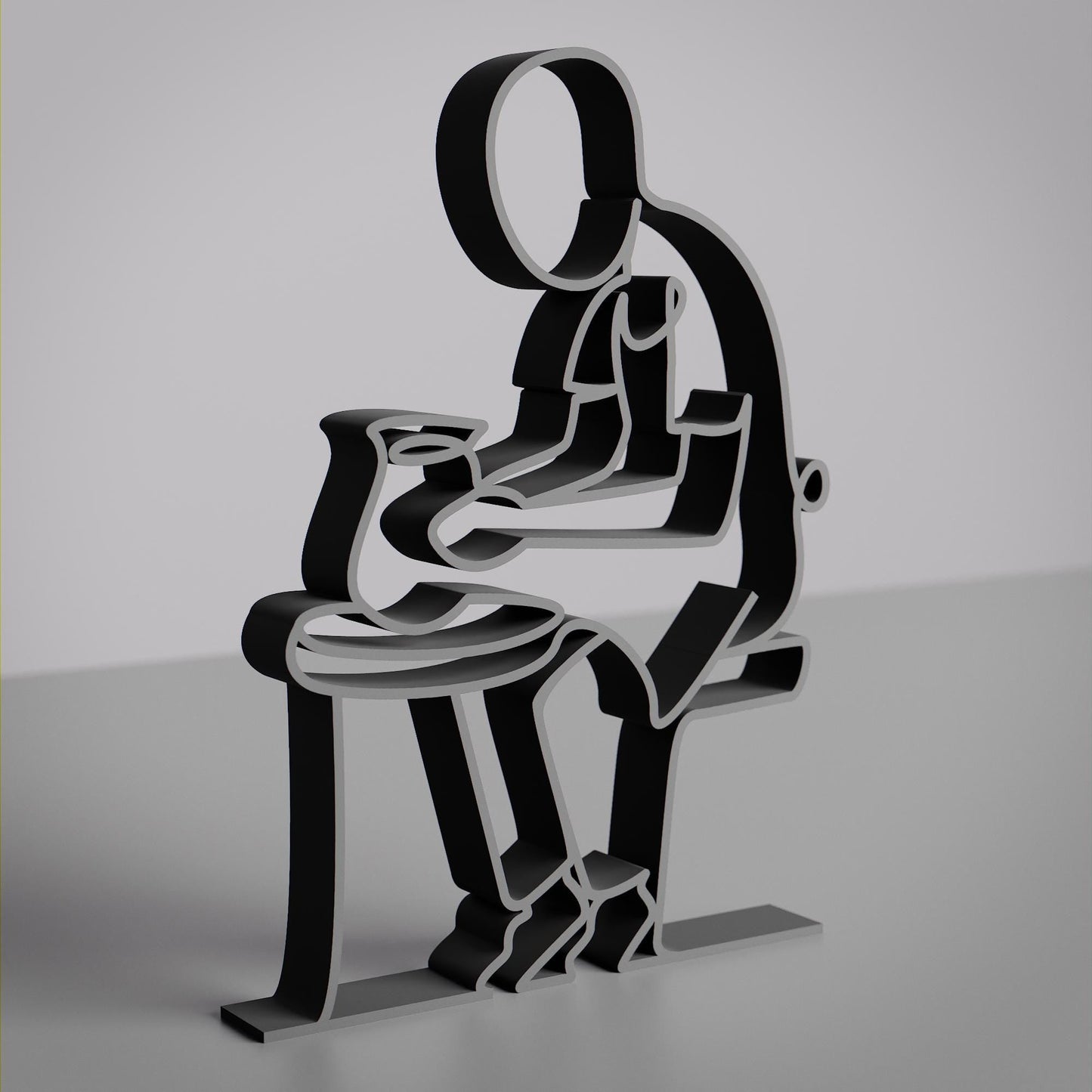 Anatolian Gift BoxCeramic Artist - Customized Line Art Figure