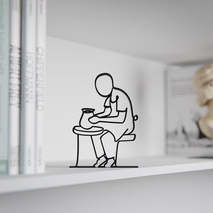 Anatolian Gift BoxCeramic Artist - Customized Line Art Figure
