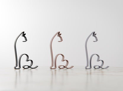 Siamese Cat 04 - Line Art Figure
