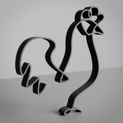 Anatolian Gift BoxChicken - Line Art Figure