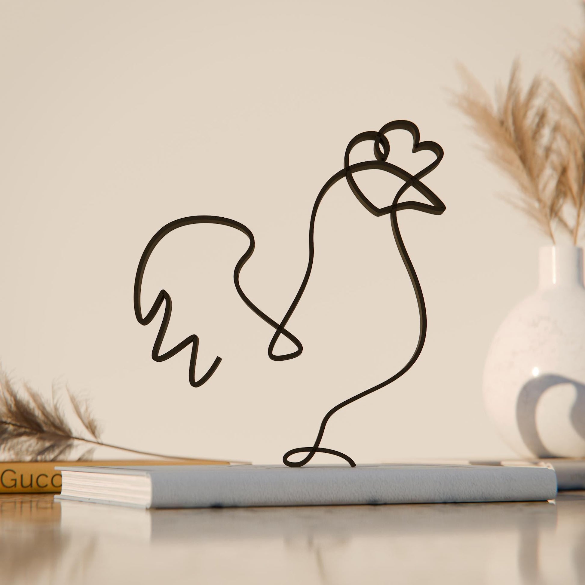 Anatolian Gift BoxChicken - Line Art Figure