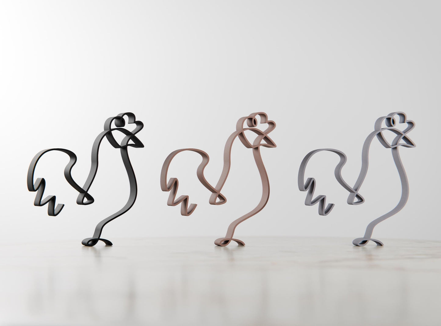 Anatolian Gift BoxChicken - Line Art Figure