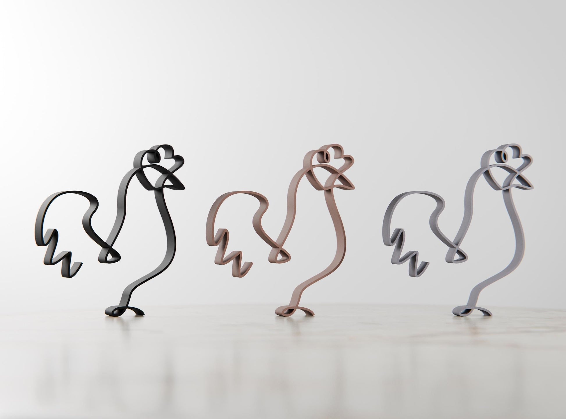 Anatolian Gift BoxChicken - Line Art Figure