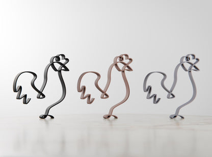 Anatolian Gift BoxChicken - Line Art Figure