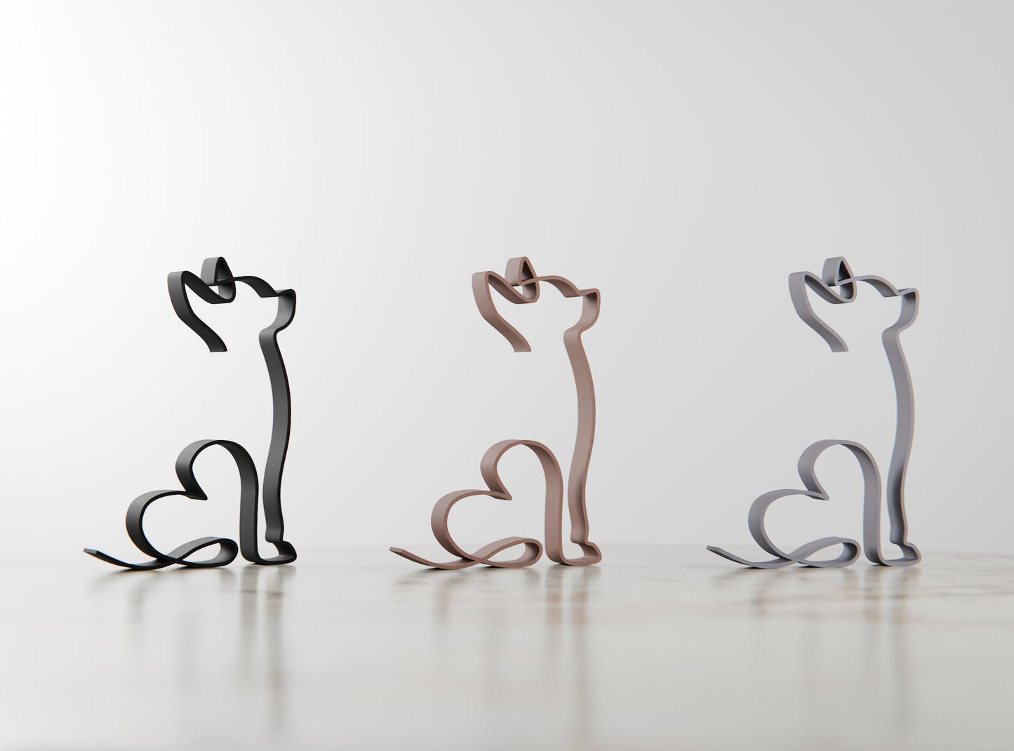 Anatolian Gift BoxChihuahua Dog 04 - Line Art Figure