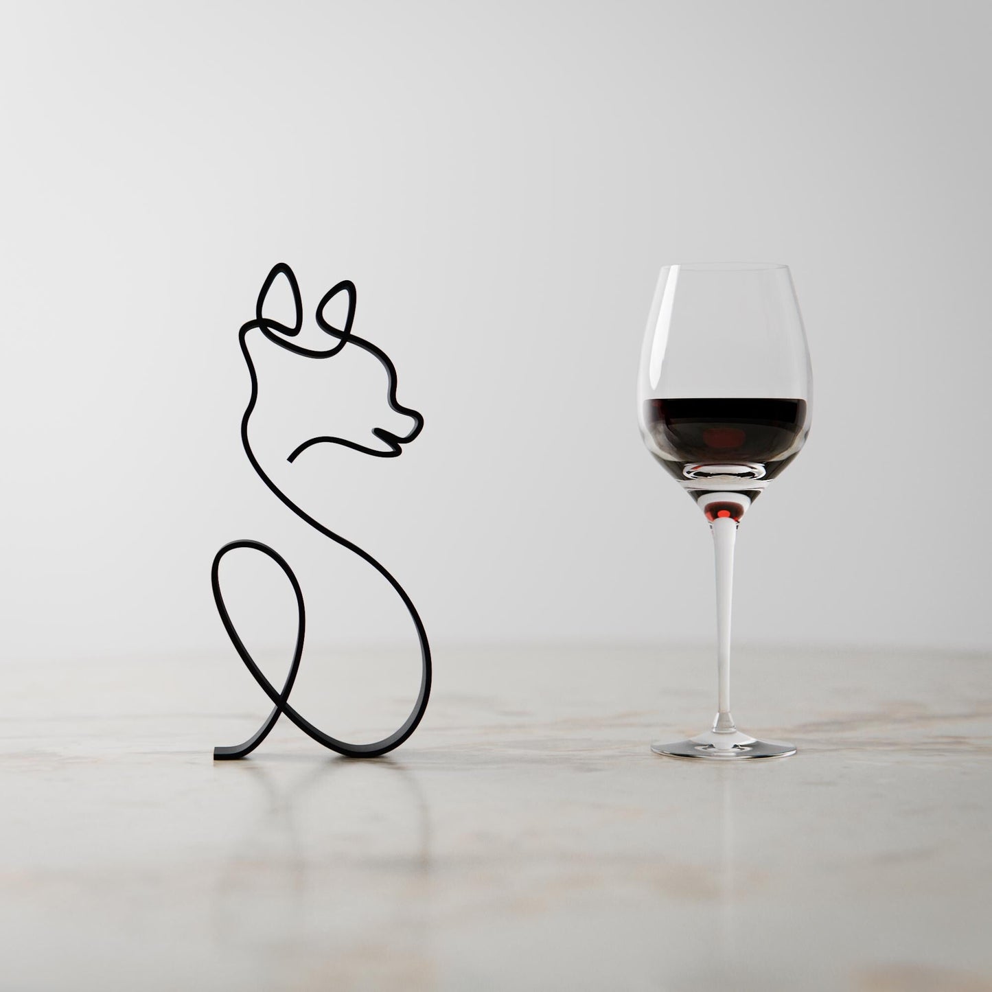 Anatolian Gift BoxChihuahua Dog 77 - Line Art Figure