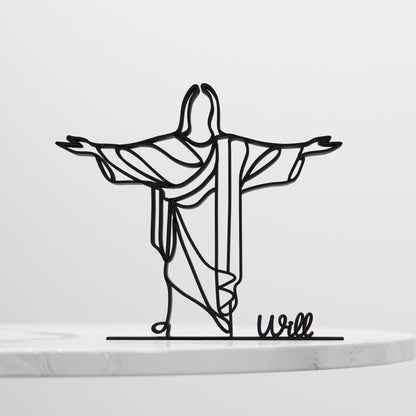 Anatolian Gift BoxChrist the Redeemer - Customized Line Art Figure