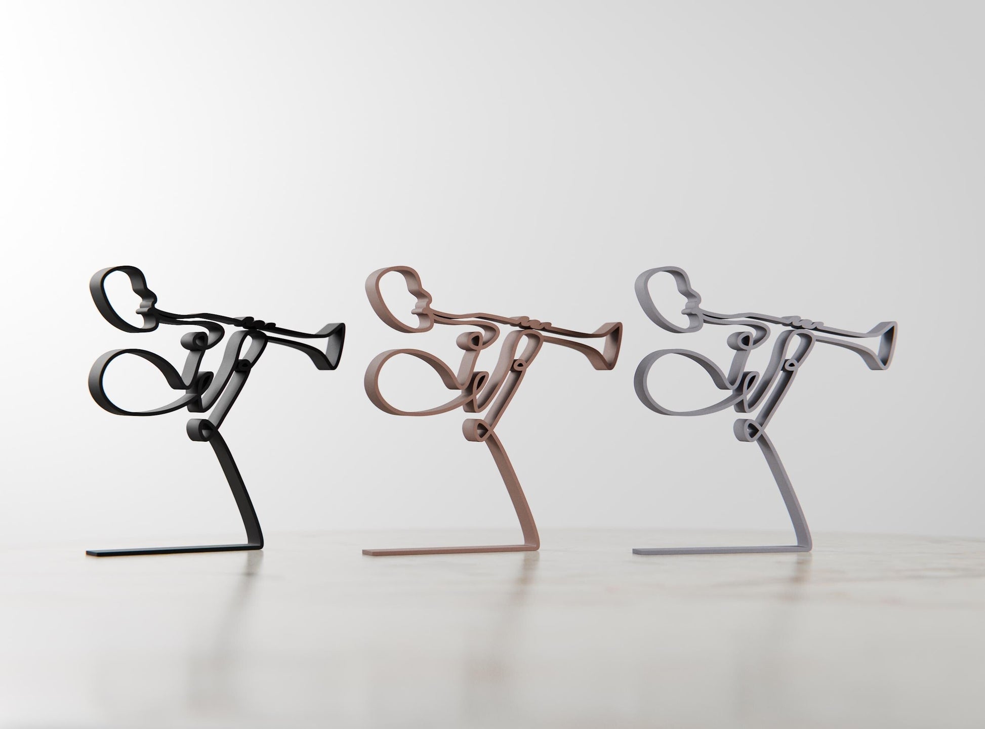 Anatolian Gift BoxClarinet Player - Customized Line Art Figure