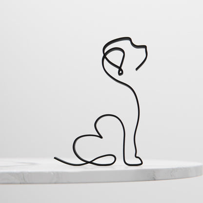 Anatolian Gift BoxCockapoo Dog 11 - Line Art Figure