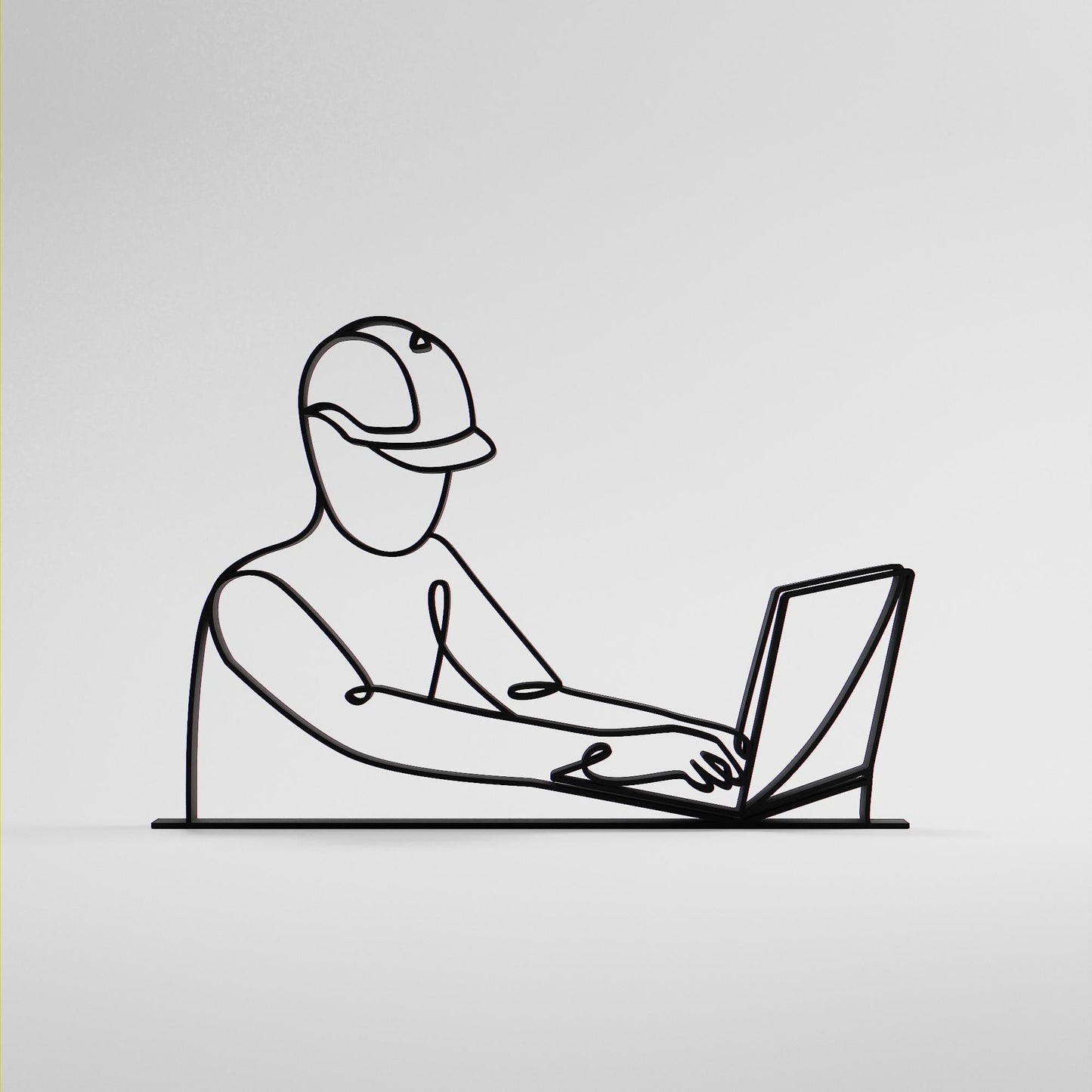 Anatolian Gift BoxComputer Engineer - Customized Line Art Figure