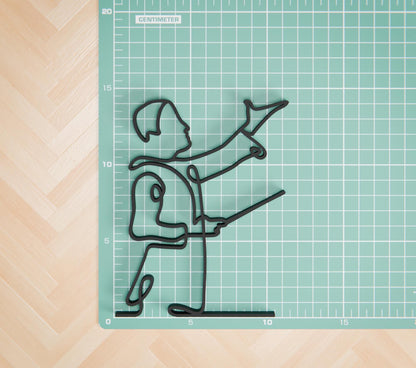 Anatolian Gift BoxConductor - Customized Line Art Figure