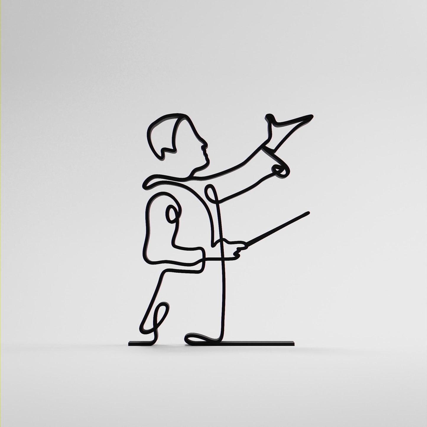 Anatolian Gift BoxConductor - Customized Line Art Figure