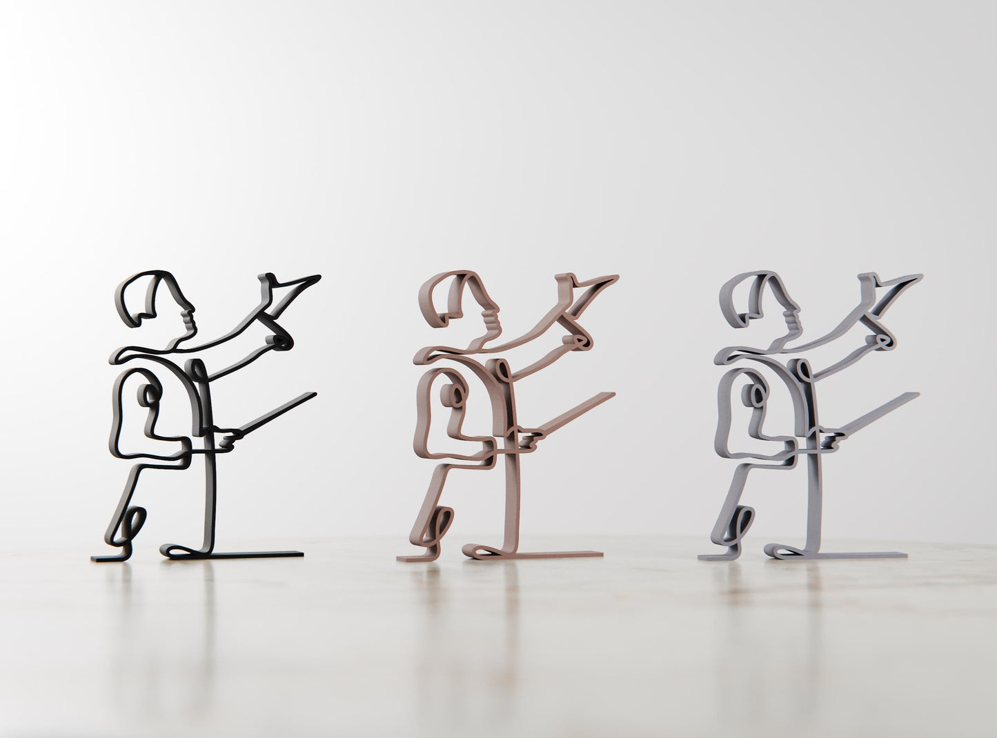 Anatolian Gift BoxConductor - Customized Line Art Figure