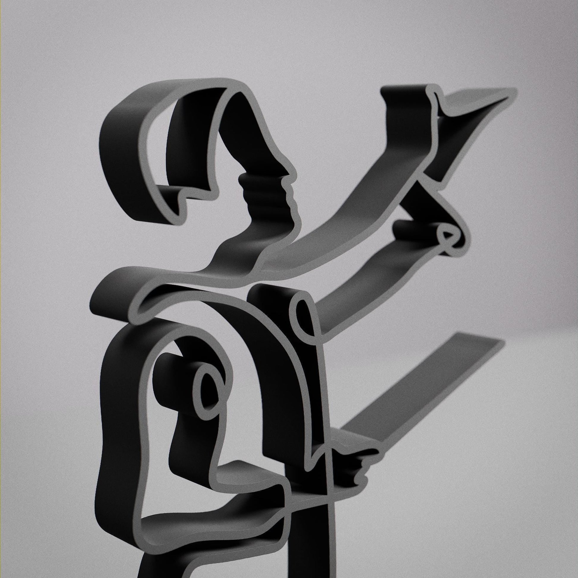 Anatolian Gift BoxConductor - Customized Line Art Figure