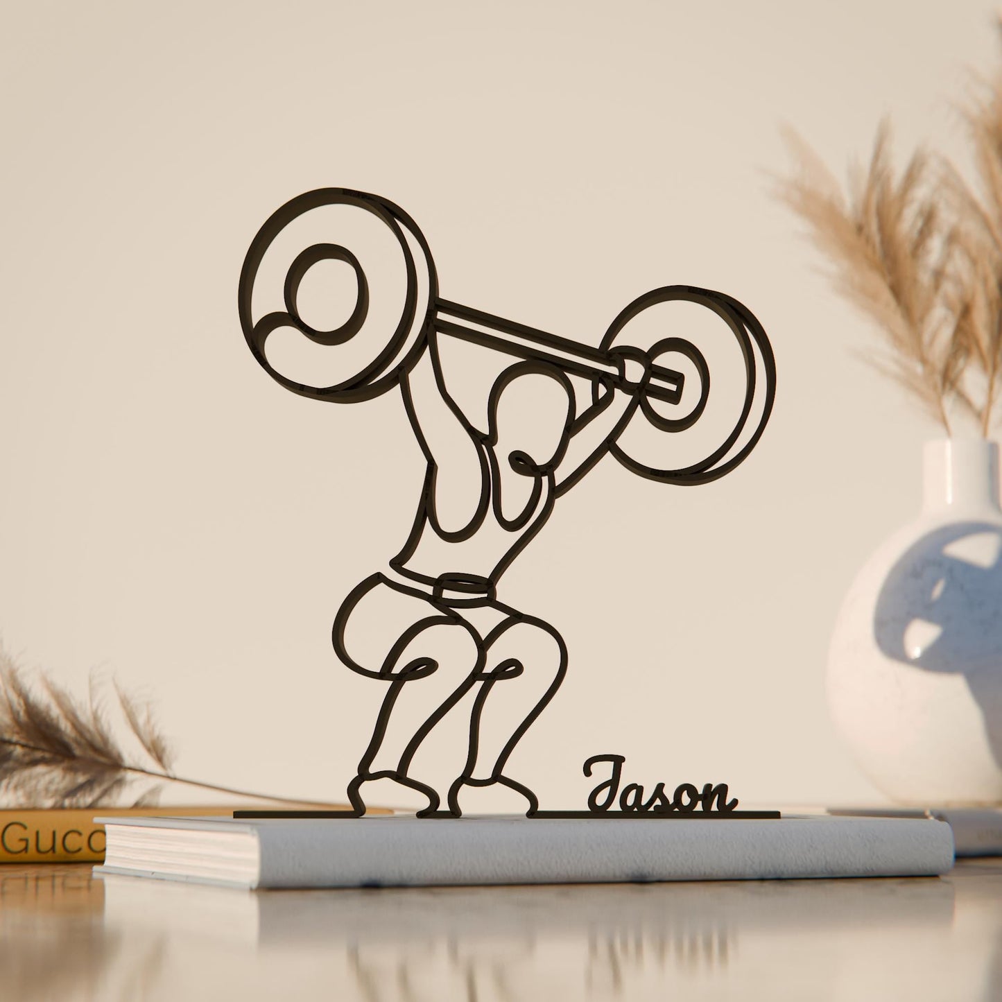 Anatolian Gift BoxCrossfitter - Customized Line Art Figure