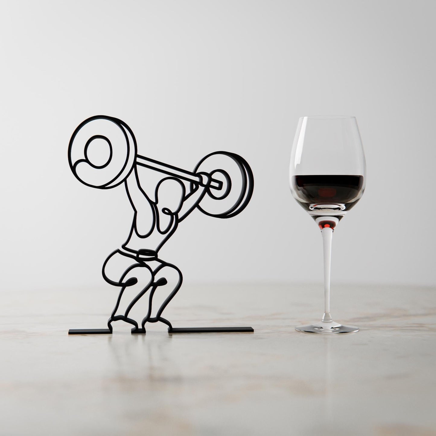 Anatolian Gift BoxCrossfitter - Customized Line Art Figure