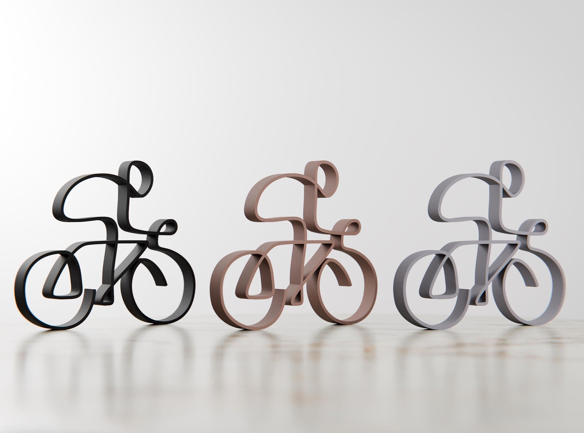 Anatolian Gift BoxCyclist - Customized Line Art Figure