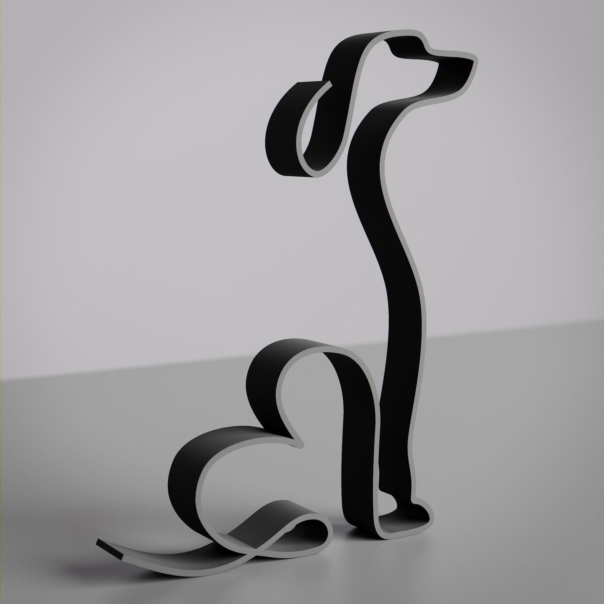 Anatolian Gift BoxDachshund Dog 17 - Line Art Figure