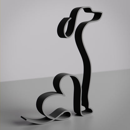 Anatolian Gift BoxDachshund Dog 17 - Line Art Figure