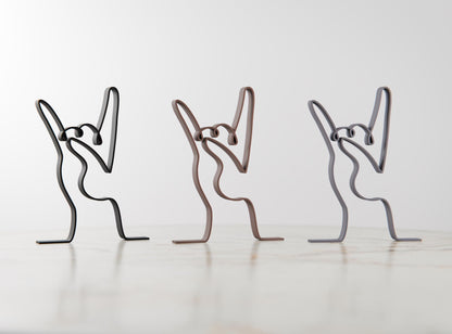 Anatolian Gift BoxDevil Horn Hand - Customized Line Art Figure