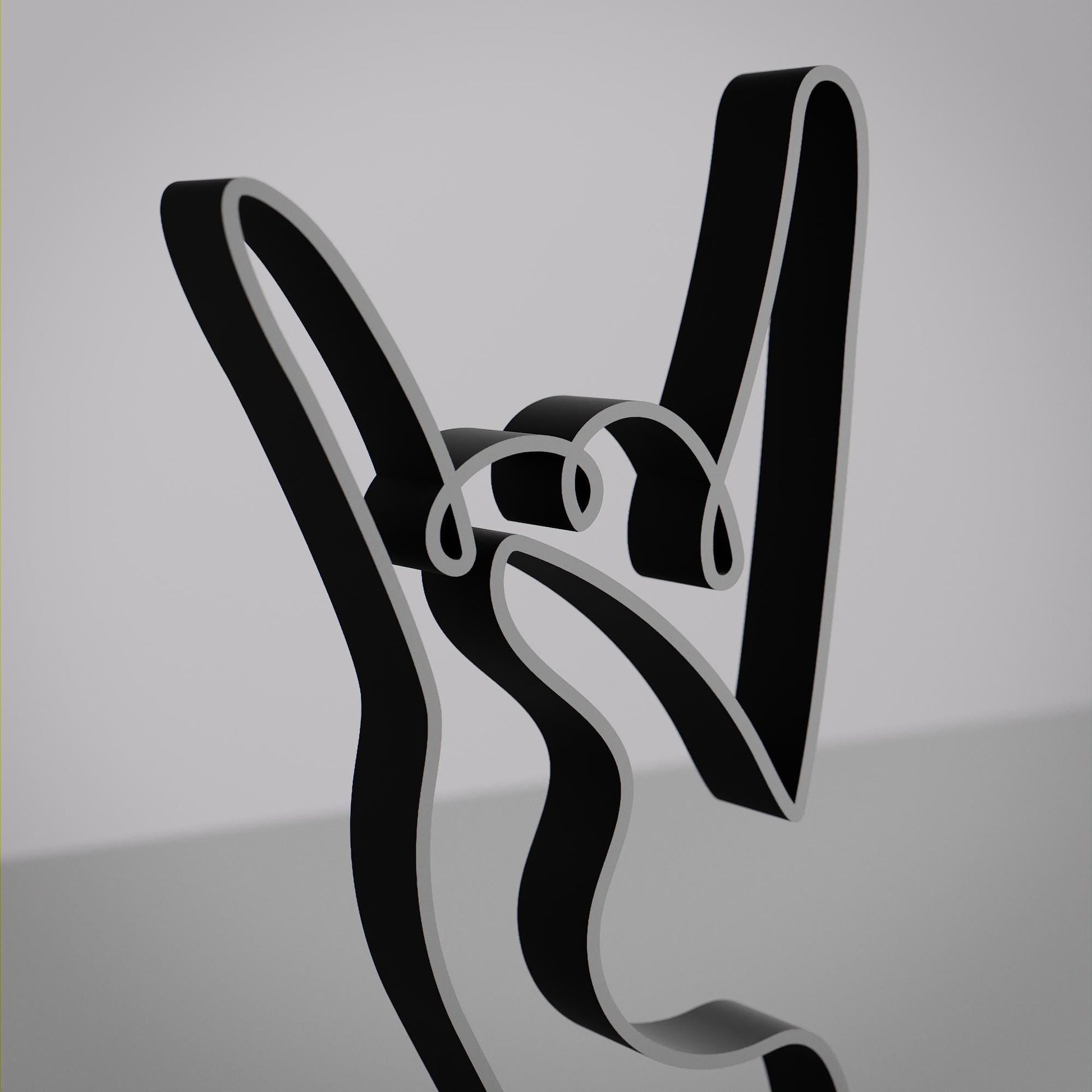 Anatolian Gift BoxDevil Horn Hand - Customized Line Art Figure