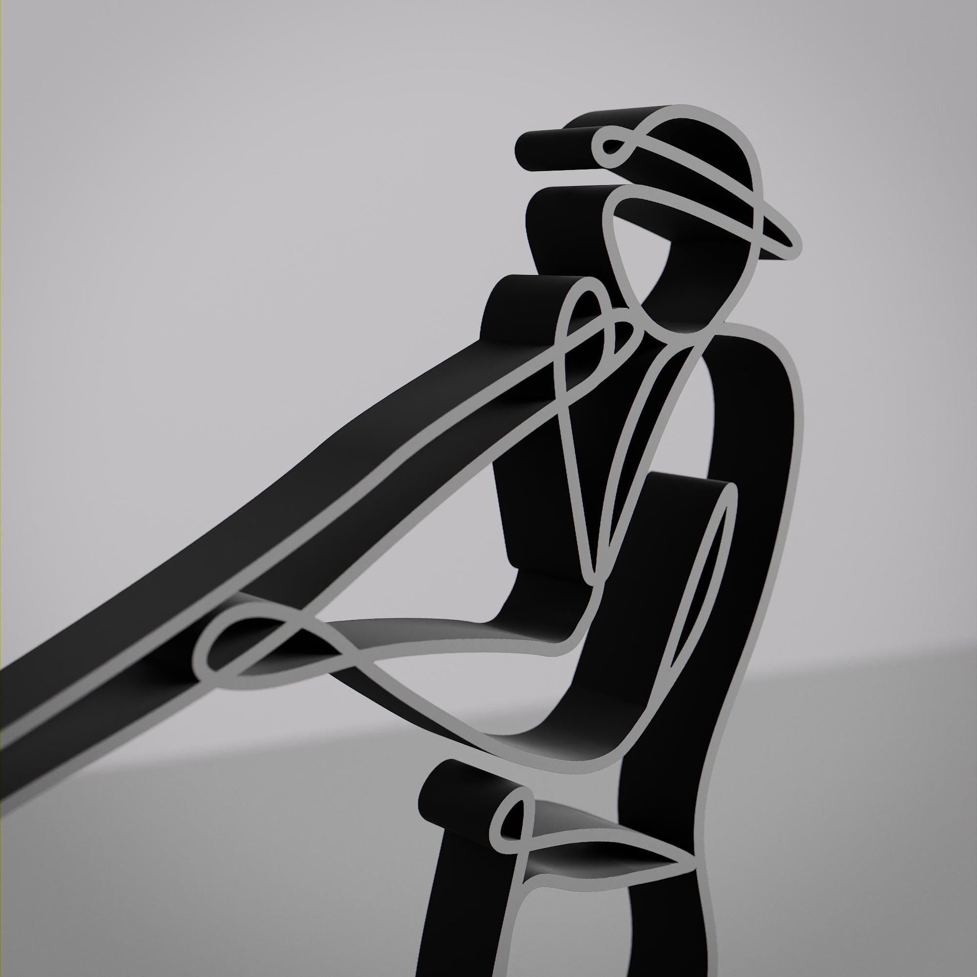 Anatolian Gift BoxDidgeridoo Player - Customized Line Art Figure