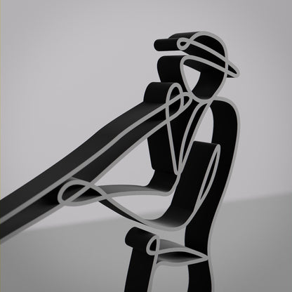 Anatolian Gift BoxDidgeridoo Player - Customized Line Art Figure