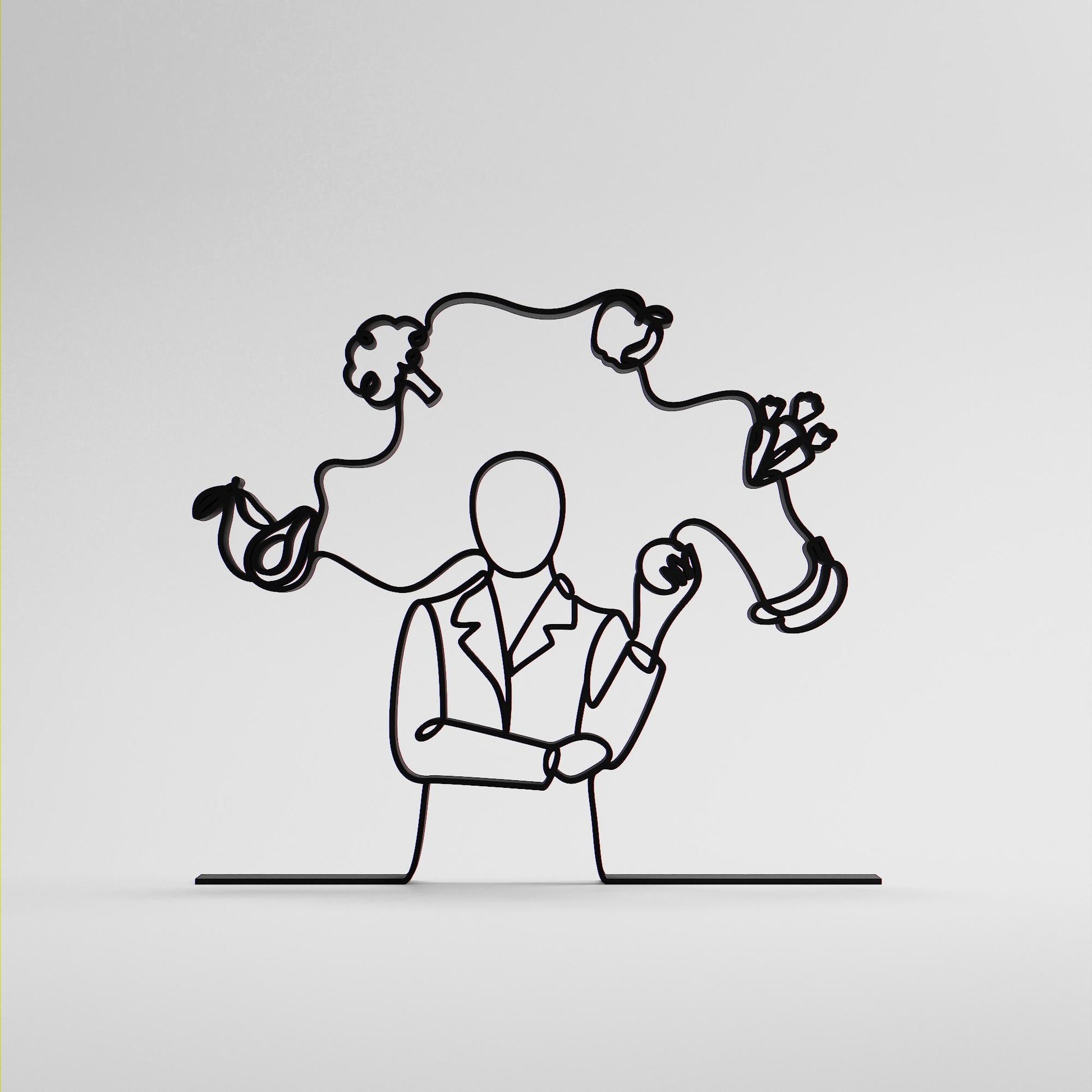 Anatolian Gift BoxDietitian - Customized Line Art Figure