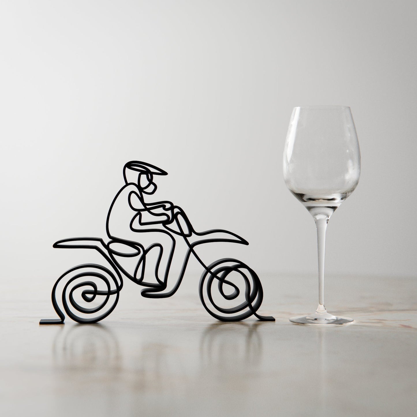 Anatolian Gift BoxDirtbiker - Customized Line Art Figure